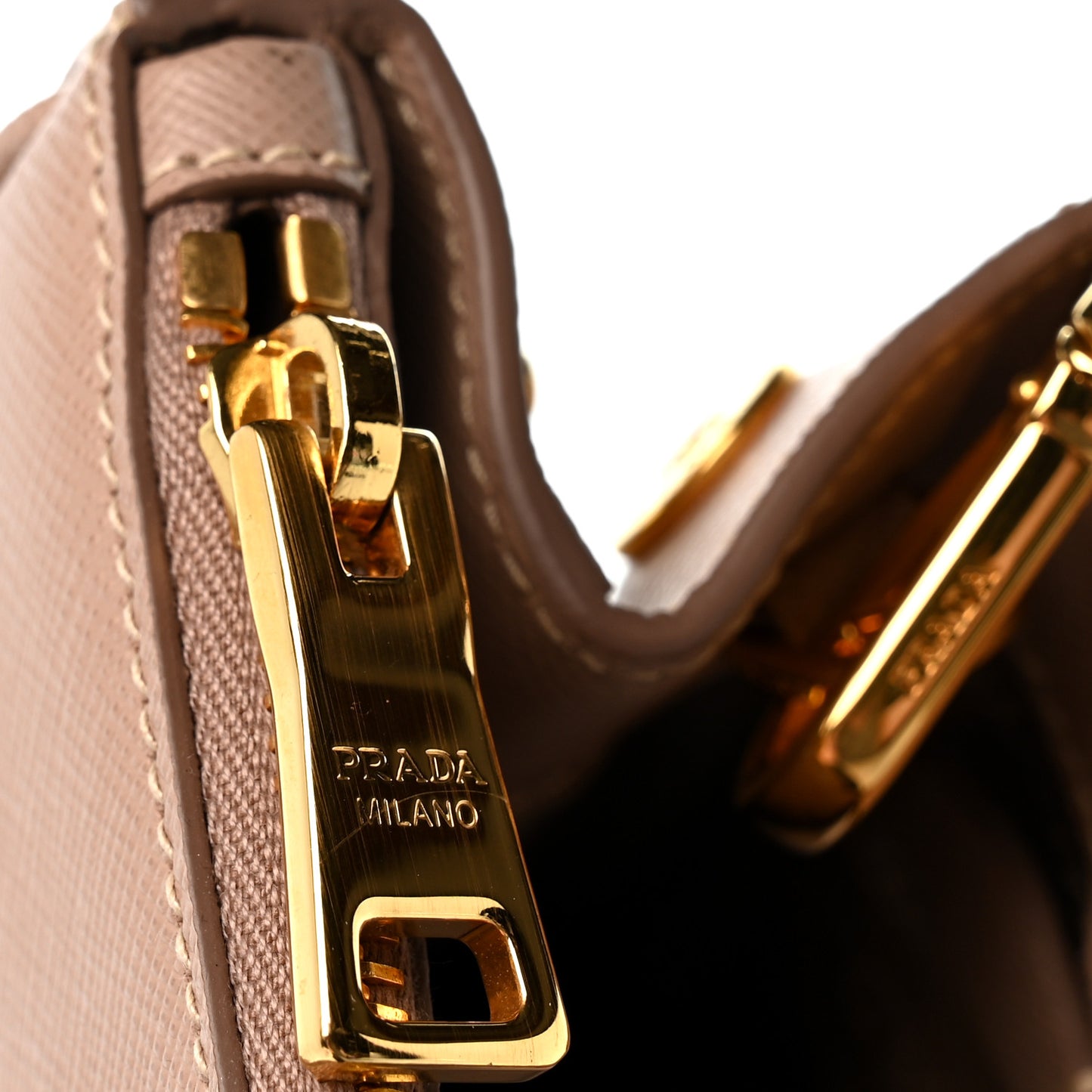 Saffiano Small Galleria Double Zip Tote Cipria
