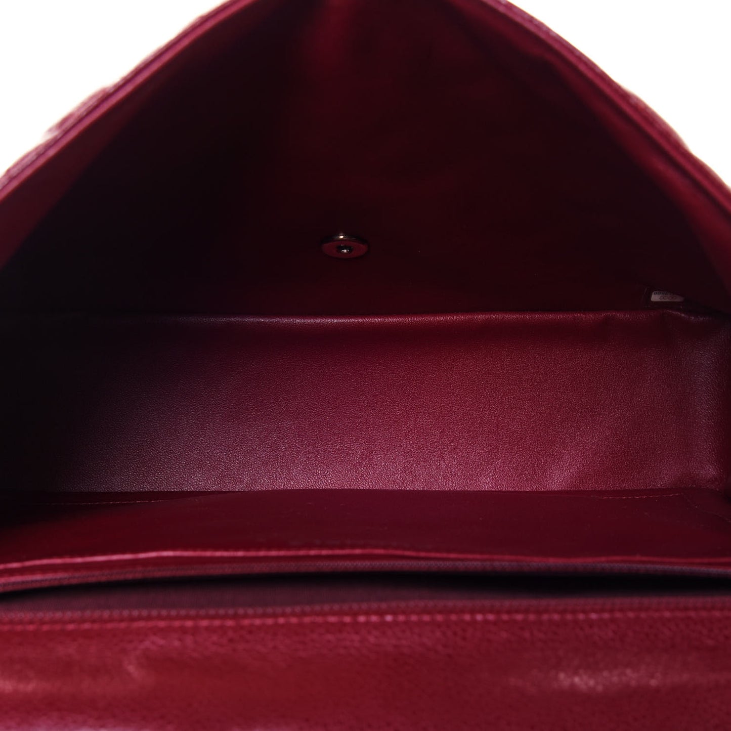Caviar Quilted Maxi Single Flap Dark Red