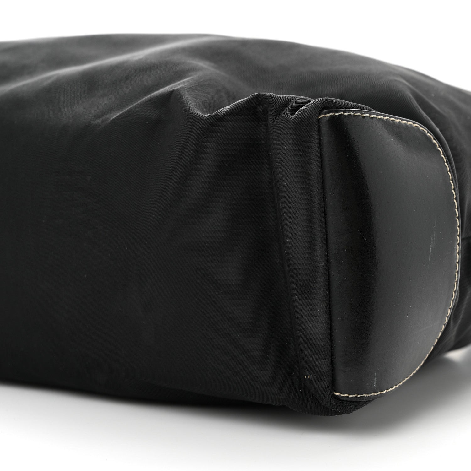 Prada Nylon Zip Tote Bag Black 9 of 15