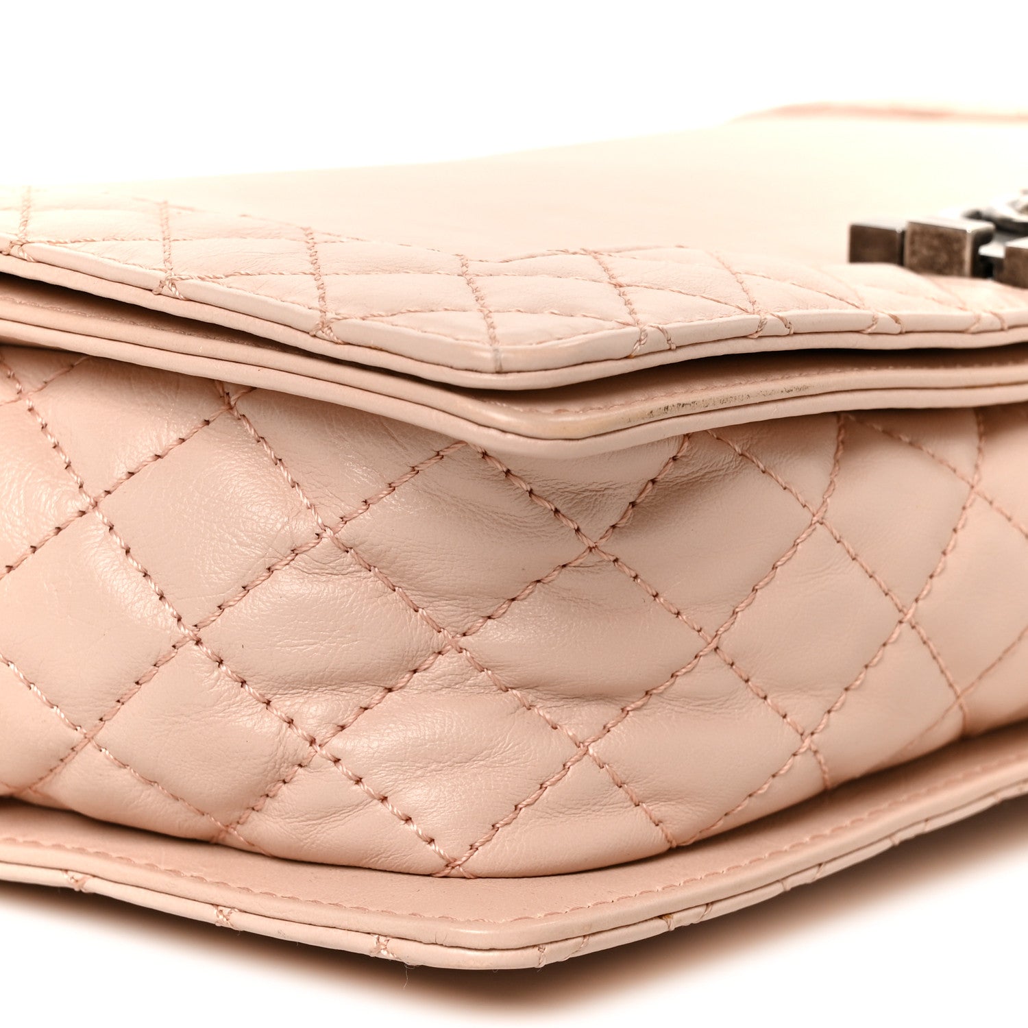 Chanel Calfskin New Medium Boy Reverso Flap Light Pink 9 of 12