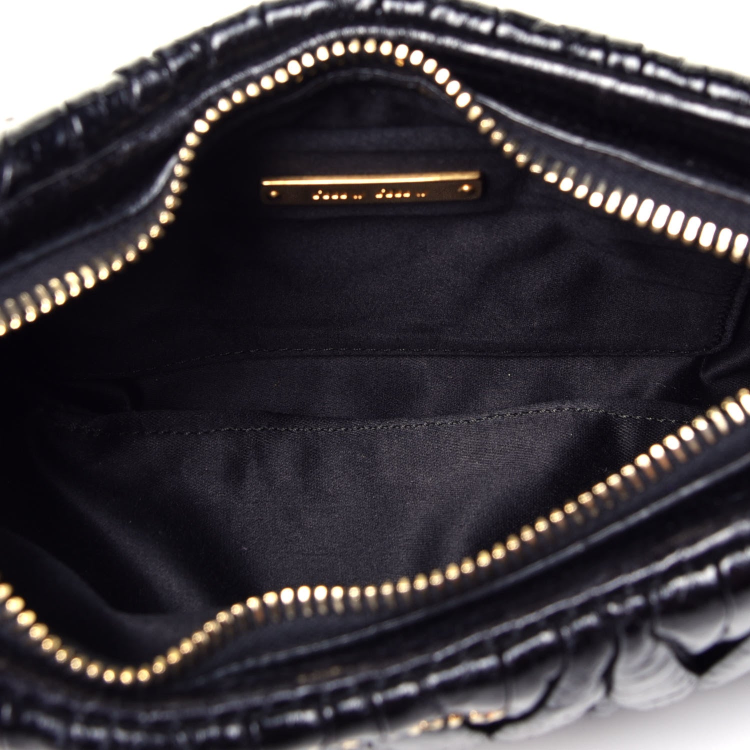 Miu Miu Matelasse Lux Wristlet Clutch Black 5 of 9