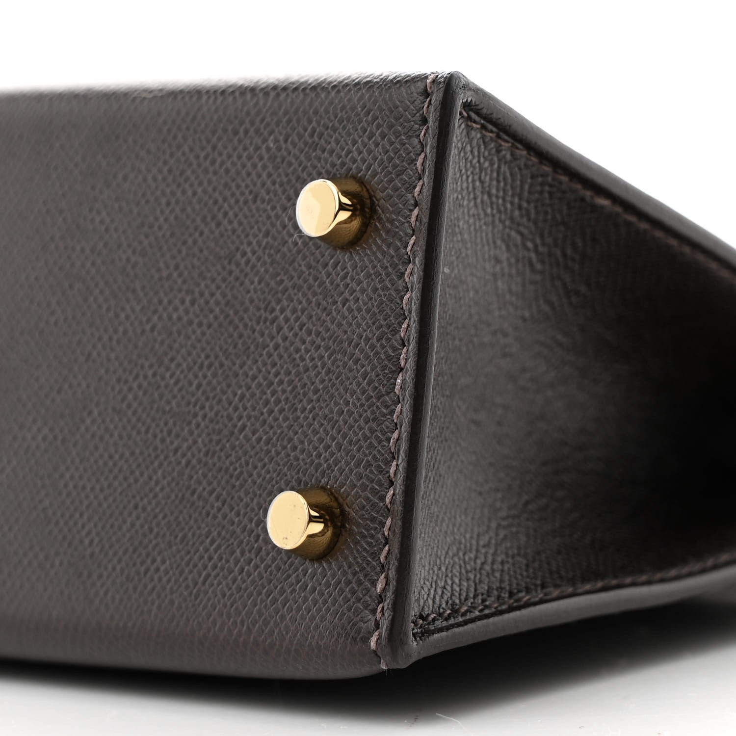 Hermes Madame Calfskin Mini Kelly Sellier 20 Bai Brun 9 of 10