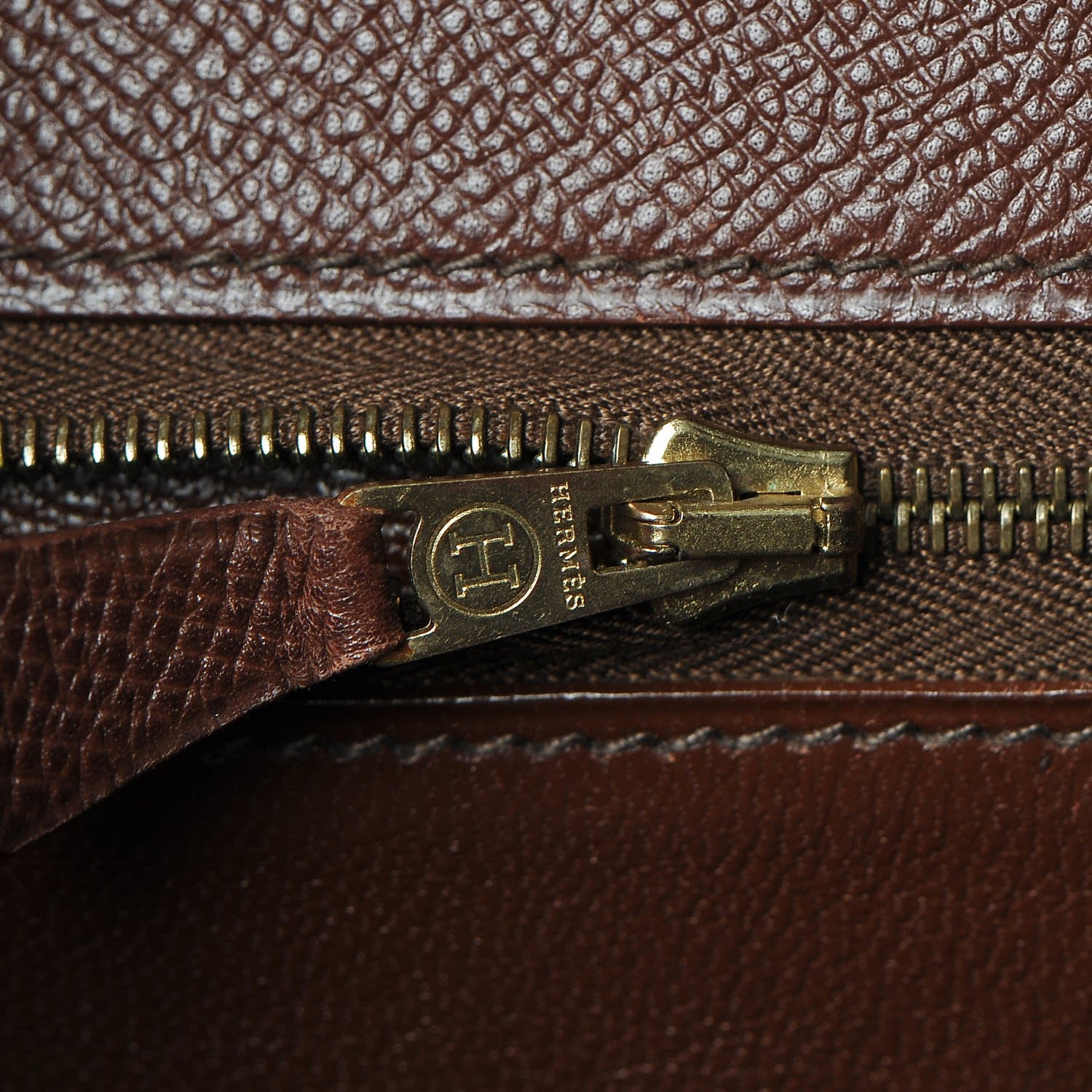 Hermes Courchevel Kelly Retourne 32 Chocolate 17 of 44