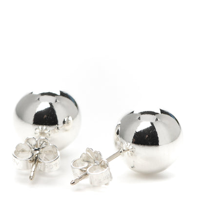 Tiffany Sterling Silver 10mm HardWear Ball Earrings 3 of 5