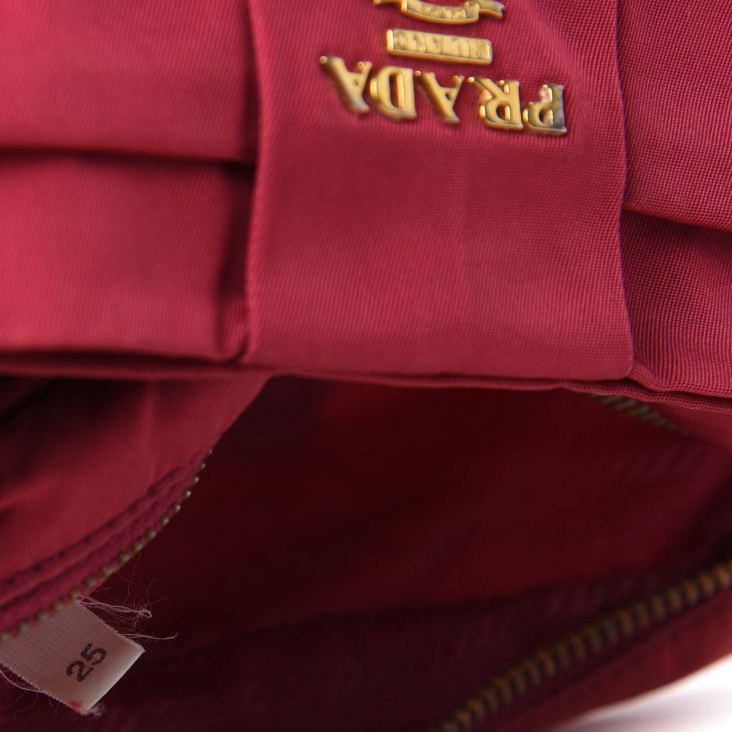 Tessuto Nylon Bow Camera Bag Fuxia