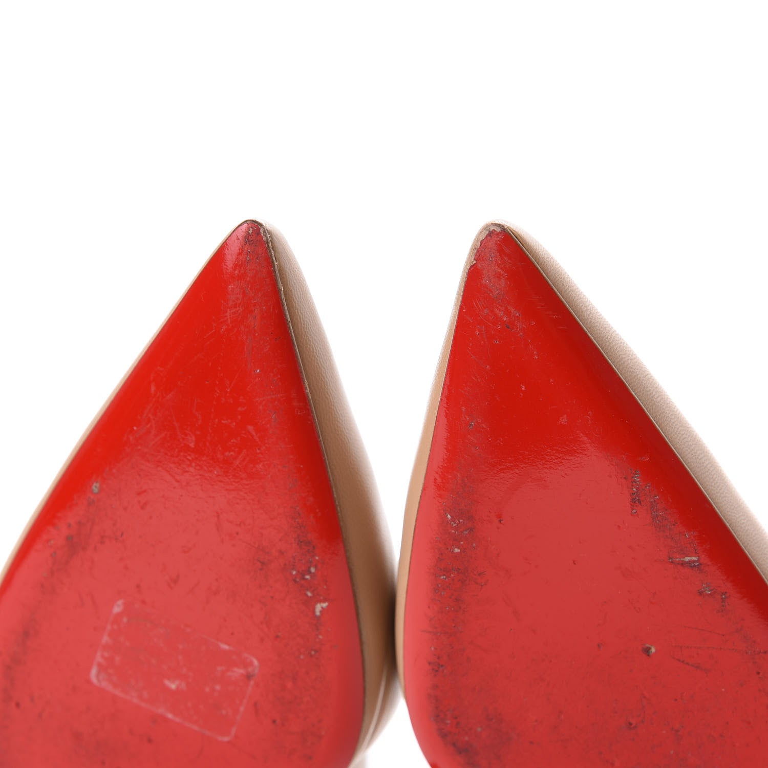 Christian Louboutin Shiny Nappa Iriza 100 Pumps 39 Nude 9 of 10