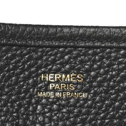 Hermes Taurillon Clemence Evelyne III PM Black 6 of 11