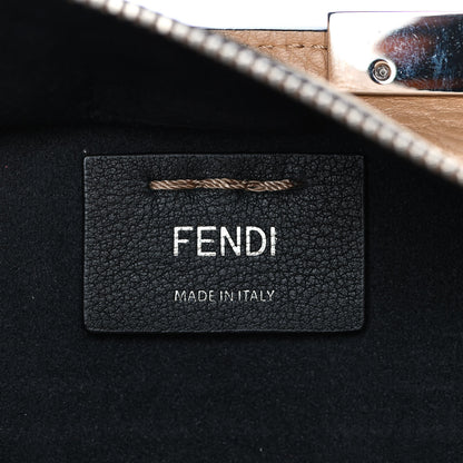 Fendi Calfskin Shearling Petite 3Jours Tote Tan 7 of 19