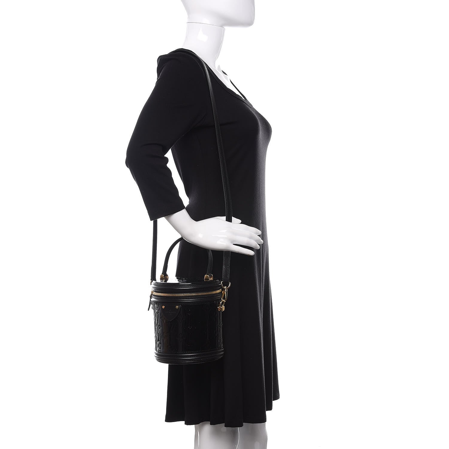 Louis Vuitton Vernis Cannes Black 2 of 9
