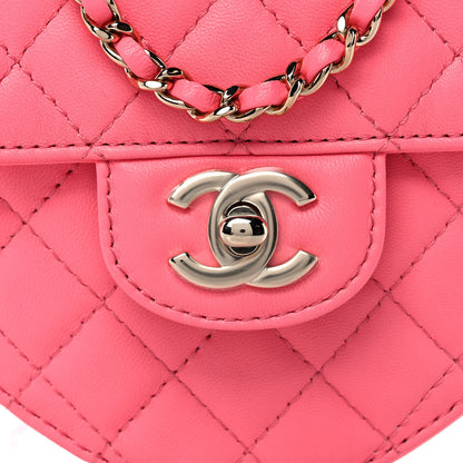 Chanel Lambskin Quilted CC In Love Heart Bag Pink 8 of 11