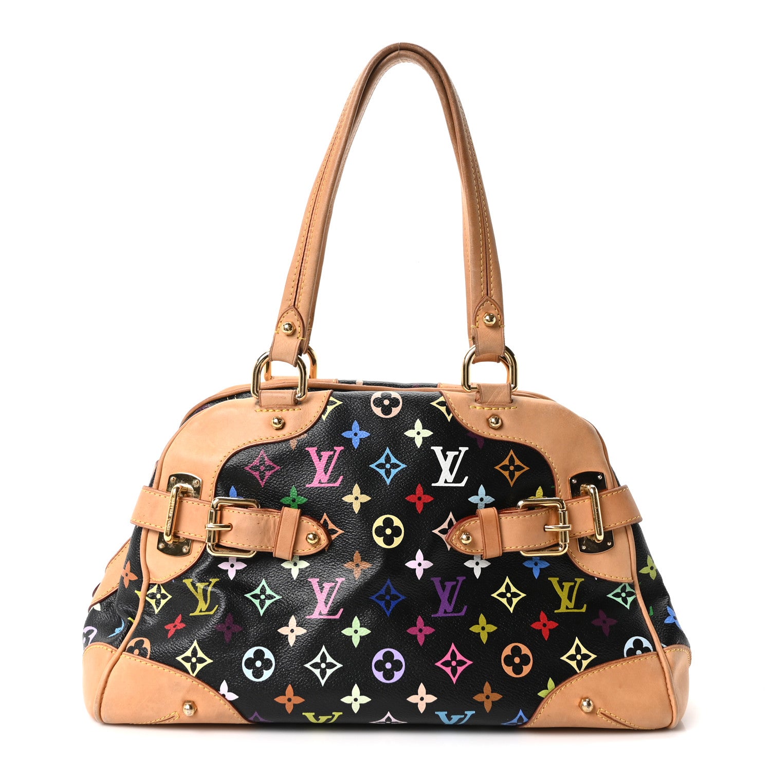 Louis Vuitton Monogram Multicolor Claudia Black 1 of 8