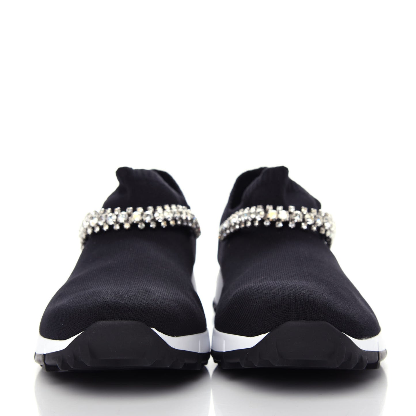 Knit Crystal Verona Sneaker 37.5 Black
