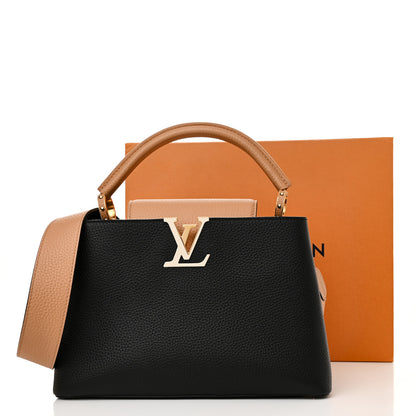 Louis Vuitton Taurillon Capucines PM Black Arizona 11 of 11