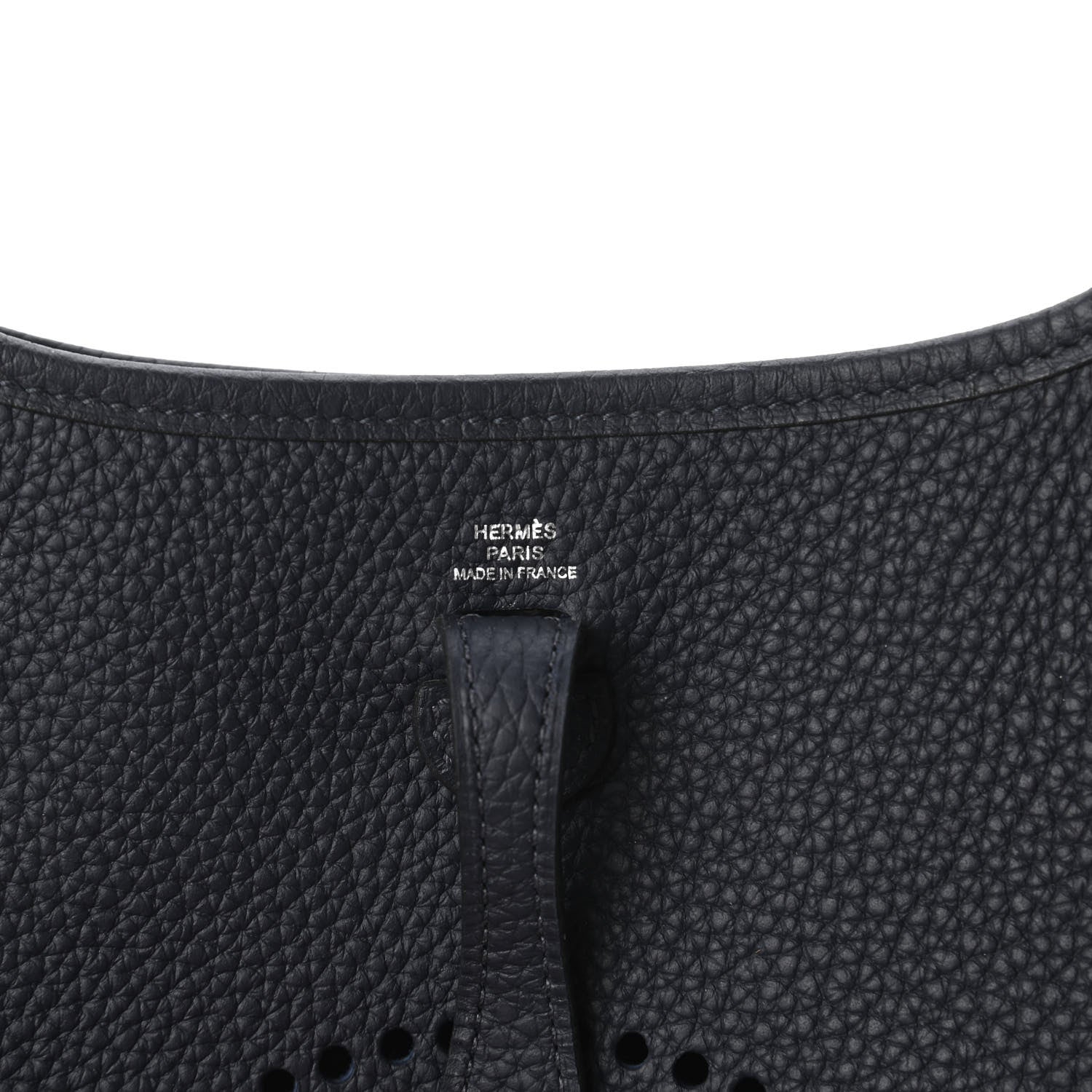 Hermes Taurillon Clemence Evelyne TPM Bleu Indigo 8 of 10