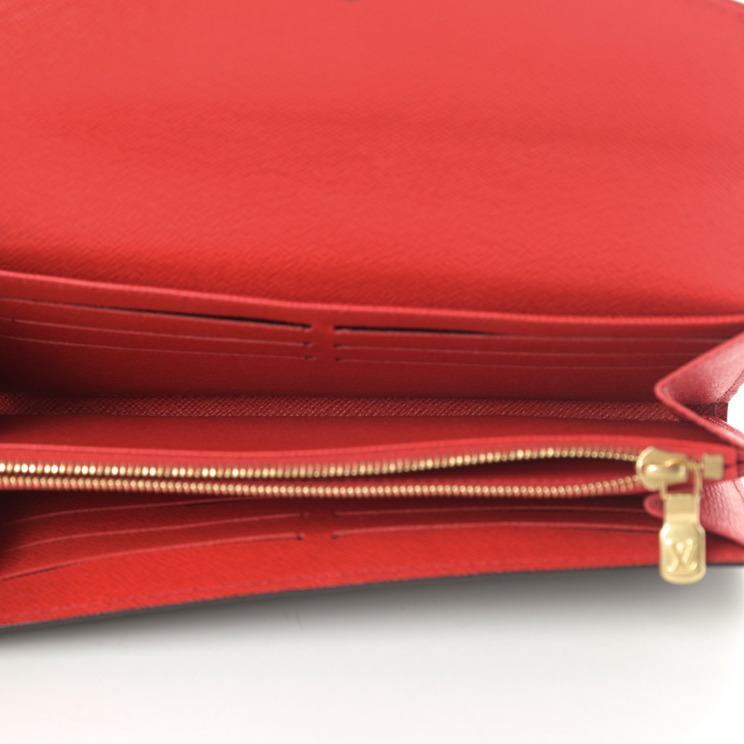 Louis Vuitton Monogram Sarah Wallet NM Coquelicot 5 of 10