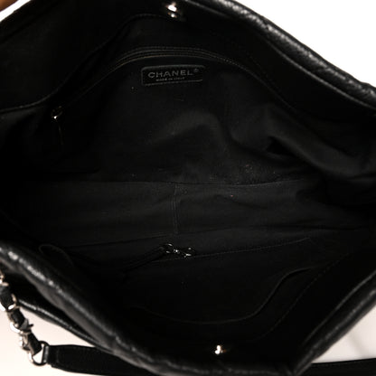 Chanel Caviar Quilted CC Timeless Soft Tote Black 5 of 12