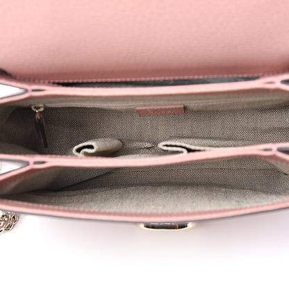 Gucci Dollar Calfskin Interlocking G Top Handle Shoulder Bag Soft Pink 4 of 9