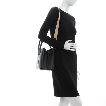 MCM Grained Calfskin Medium Milla Tote Black 3 of 11