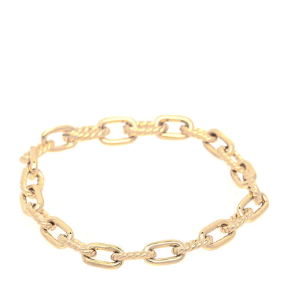 David Yurman 18K Yellow Gold 6mm Madison Classic Chain Bracelet 1 of 4