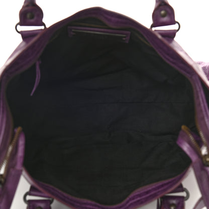 Balenciaga Agneau Classic Hardware City Raisin 4 of 7