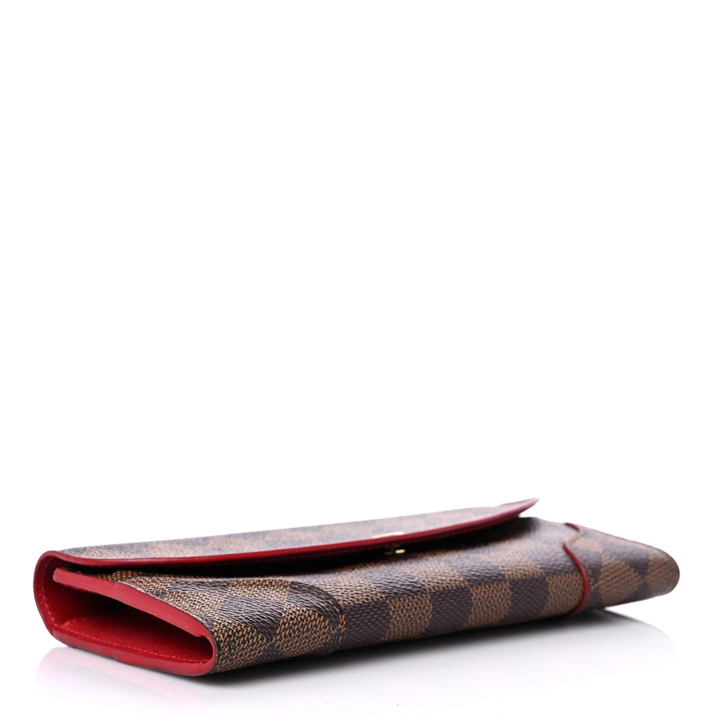 Damier Ebene Caissa Wallet Cherry