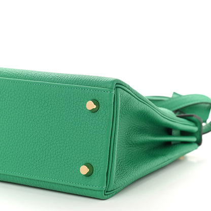 Hermes Togo Kelly Retourne 25 Menthe 10 of 11