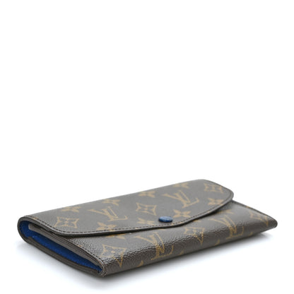 Louis Vuitton Monogram Emilie Wallet Blue 4 of 11