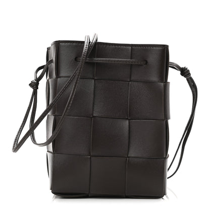 Bottega Veneta Nappa Maxi Intrecciato Cassette Bucket Bag Ebano 1 of 9