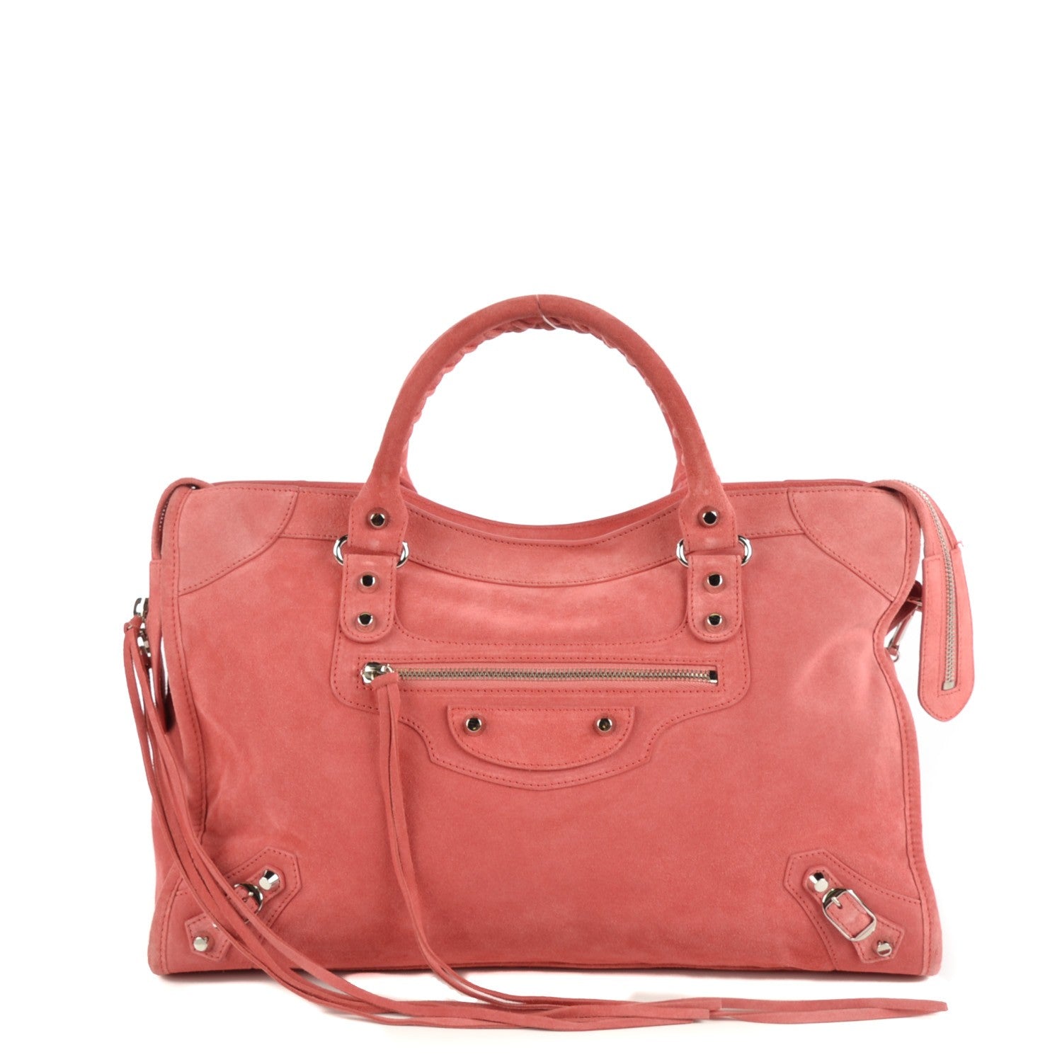 Balenciaga Baby Daim Suede City Rose Flamingo 1 of 12