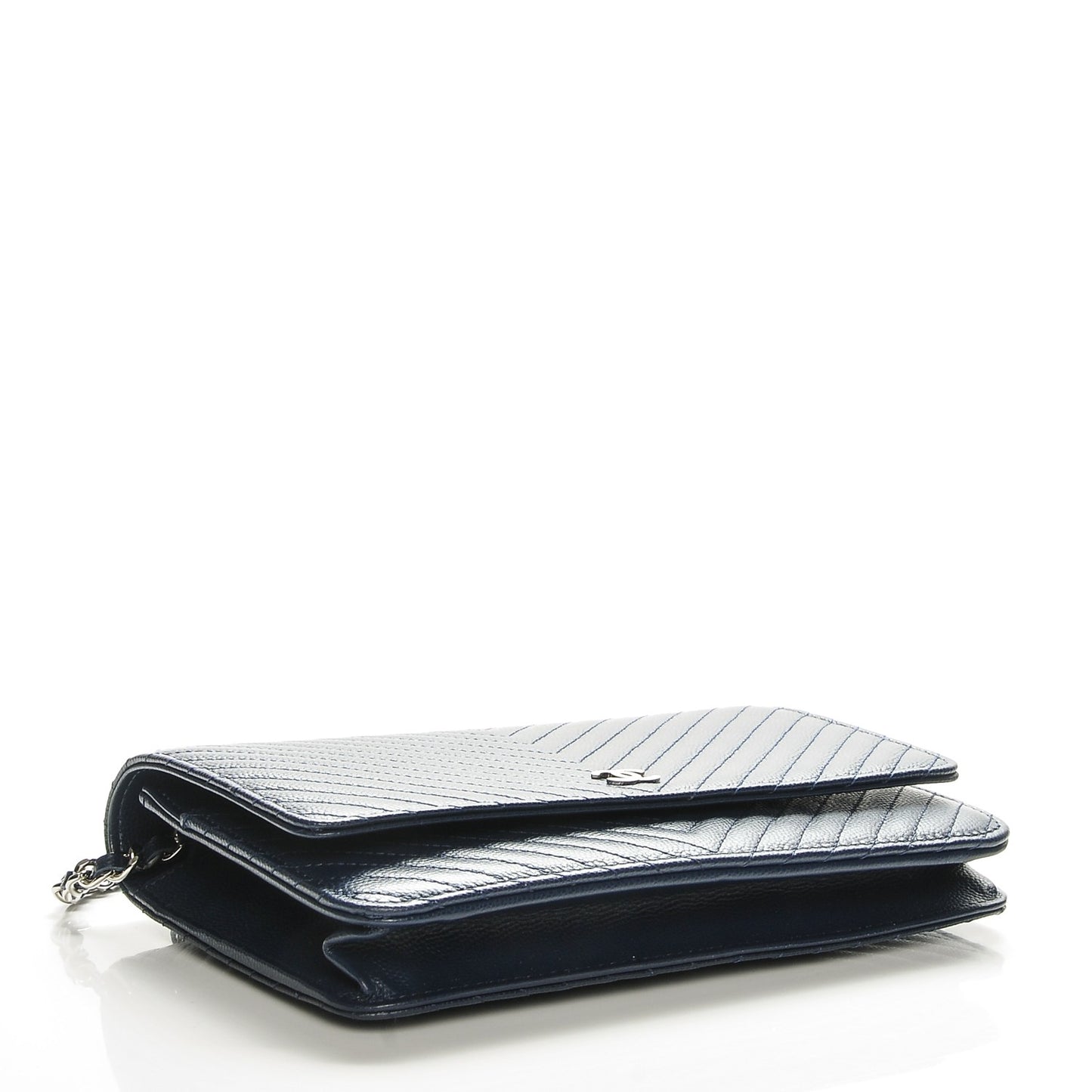 Caviar Chevron Wallet On Chain WOC Navy