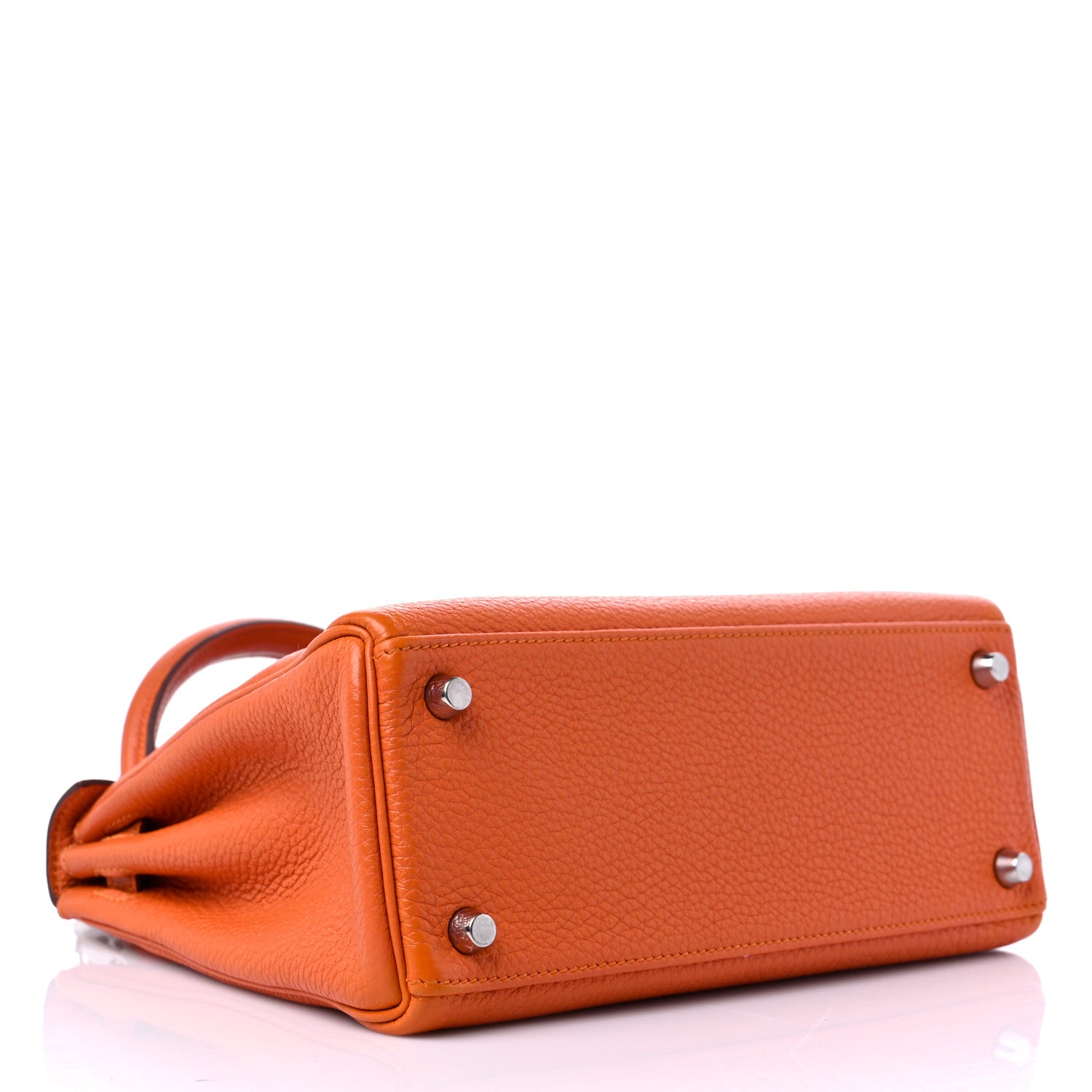 Hermes Togo Kelly Retourne 25 Orange 4 of 13