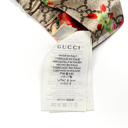 Gucci Silk Monogram Blooms Print Headband M Antique Rose 4 of 5