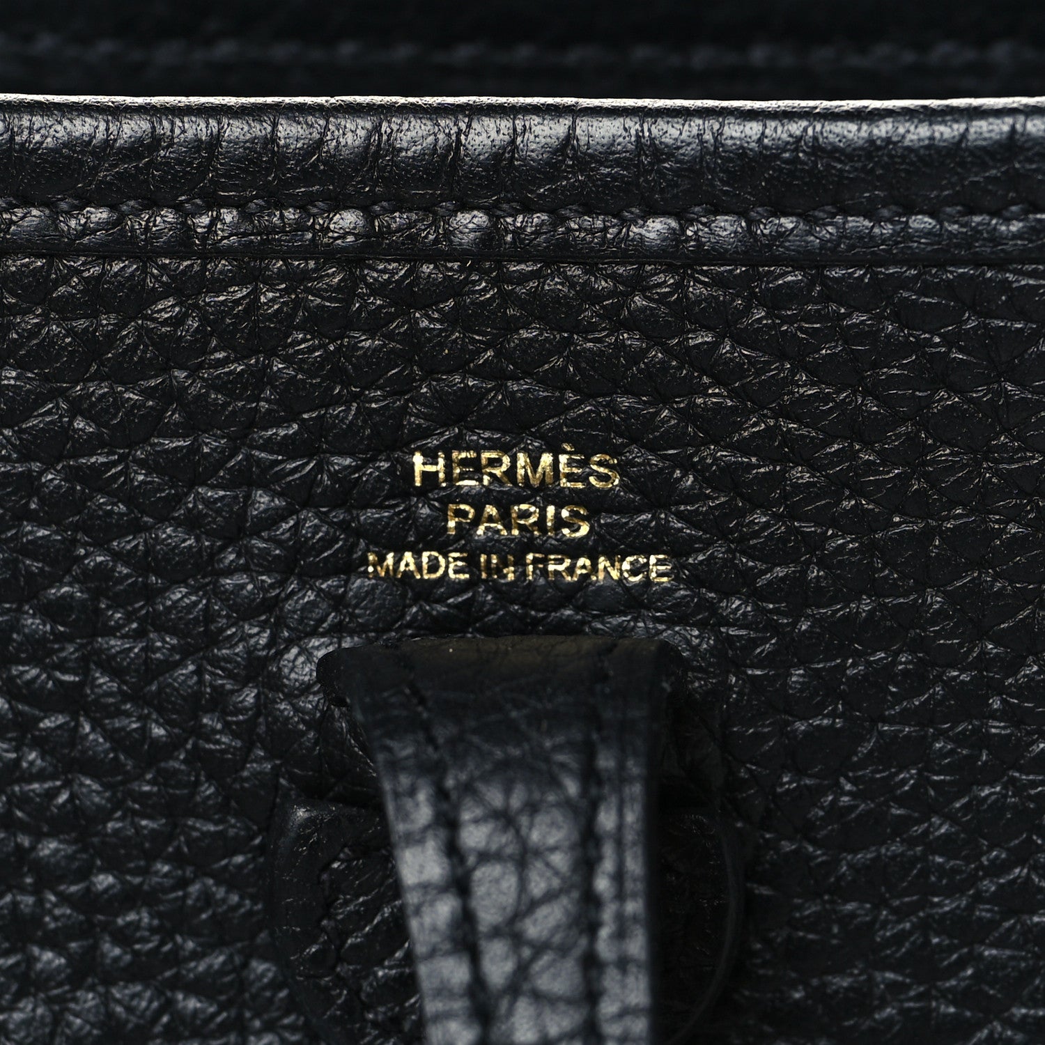 Hermes Taurillon Clemence Evelyne TPM Black 6 of 11