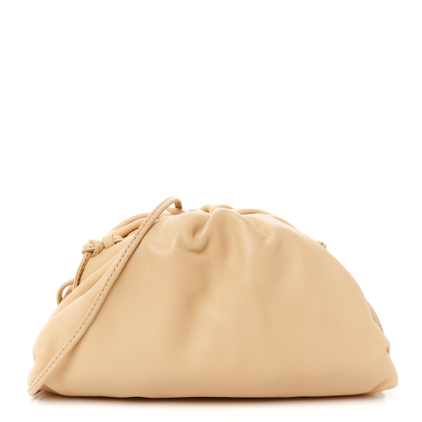 Butter Calfskin The Mini Pouch Almond