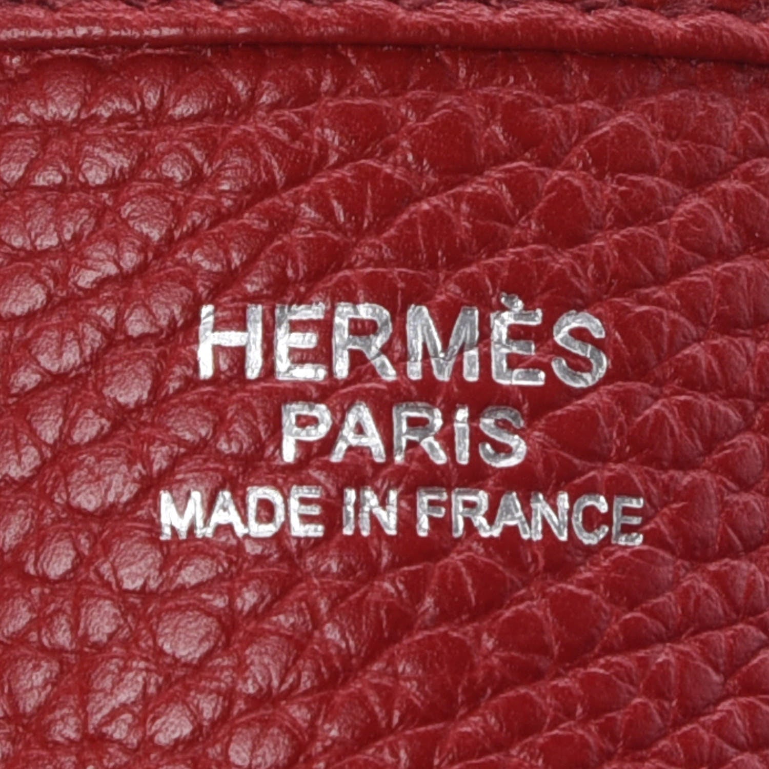 Hermes Taurillon Clemence Evelyne III GM Rouge Garance 8 of 9