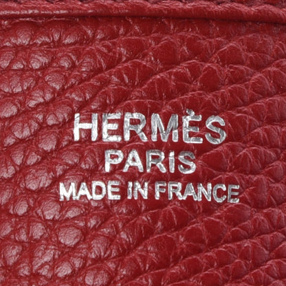 Hermes Taurillon Clemence Evelyne III GM Rouge Garance 8 of 9