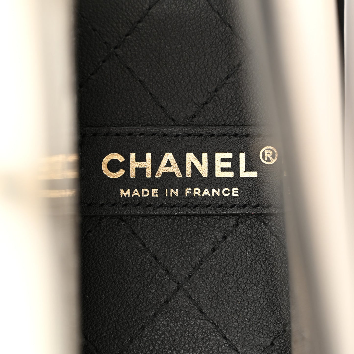 Lambskin PVC Medium Coco Sand Flap Black