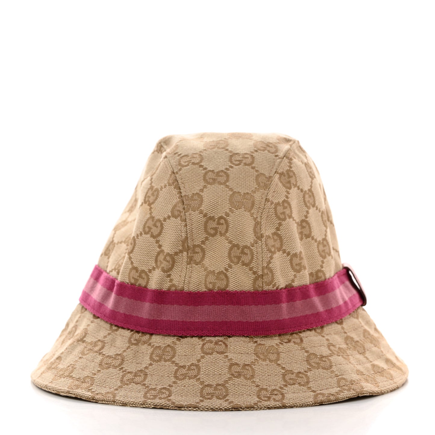 GG Monogram Web Bucket Hat S Beige Pink