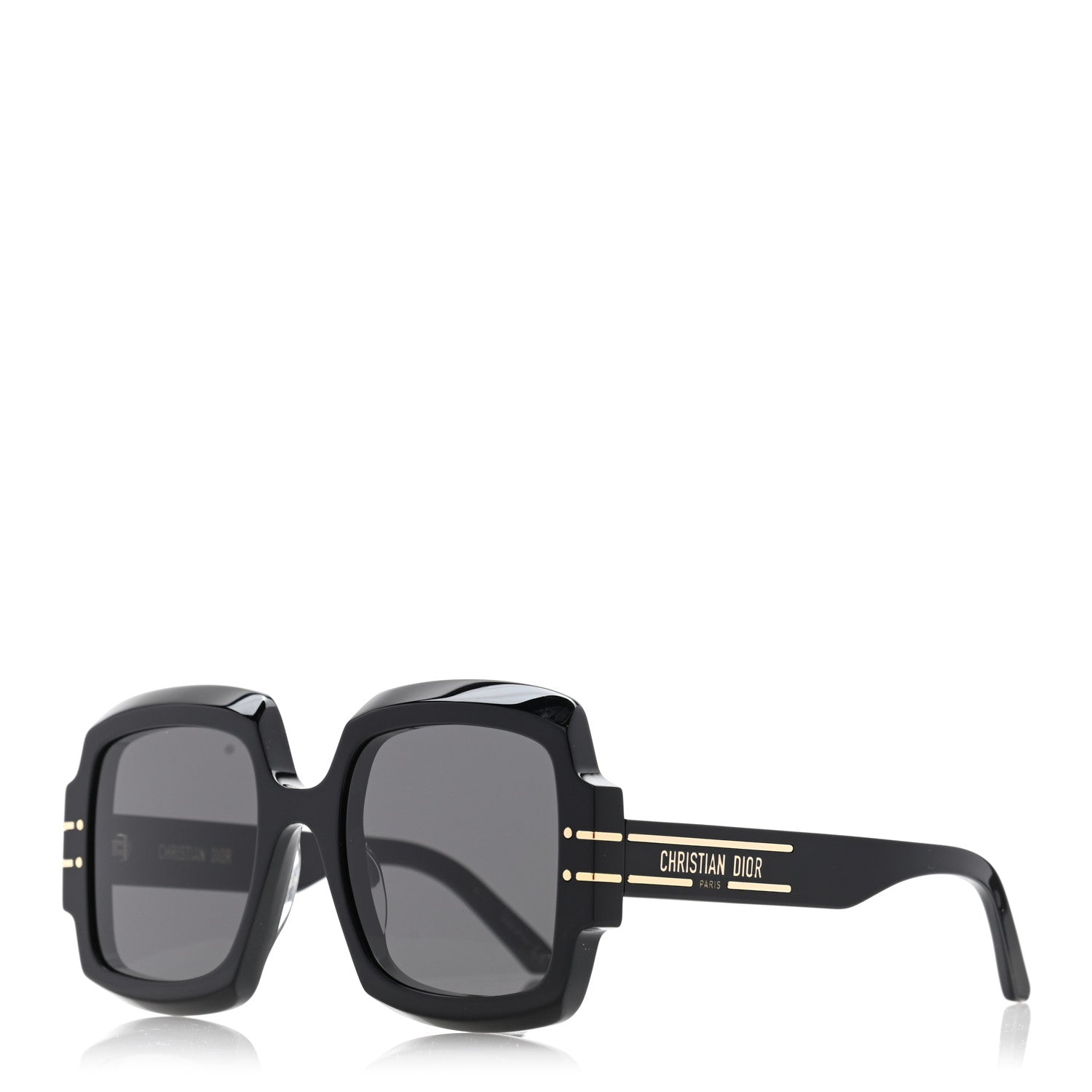 Christian Dior Acetate Diorsignature S1U Square Sunglasses Black 1 of 10