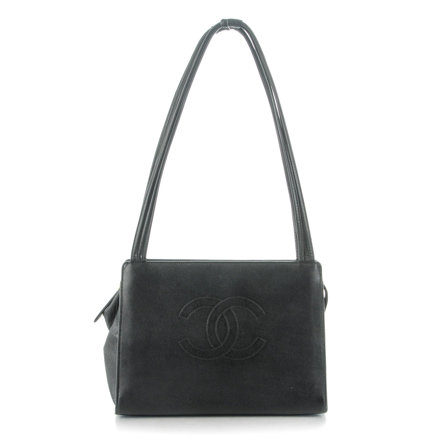 Chanel Caviar CC Shoulder Bag Black 1 of 9