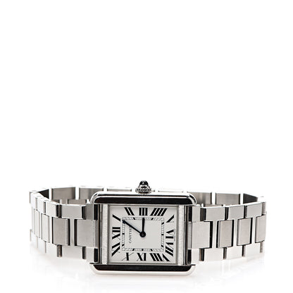 Cartier Stainless Steel 24mm Tank Solo Quartz Watch 2 of 5