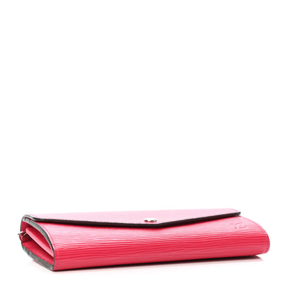 Louis Vuitton Epi Sarah Wallet NM Hot Pink 3 of 4