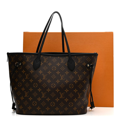Louis Vuitton Monogram Calfskin Neo Neverfull Inside Out MM Black 11 of 11