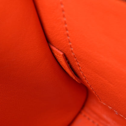Celine Smooth Calfskin Nano Luggage Fluo Orange 7 of 9