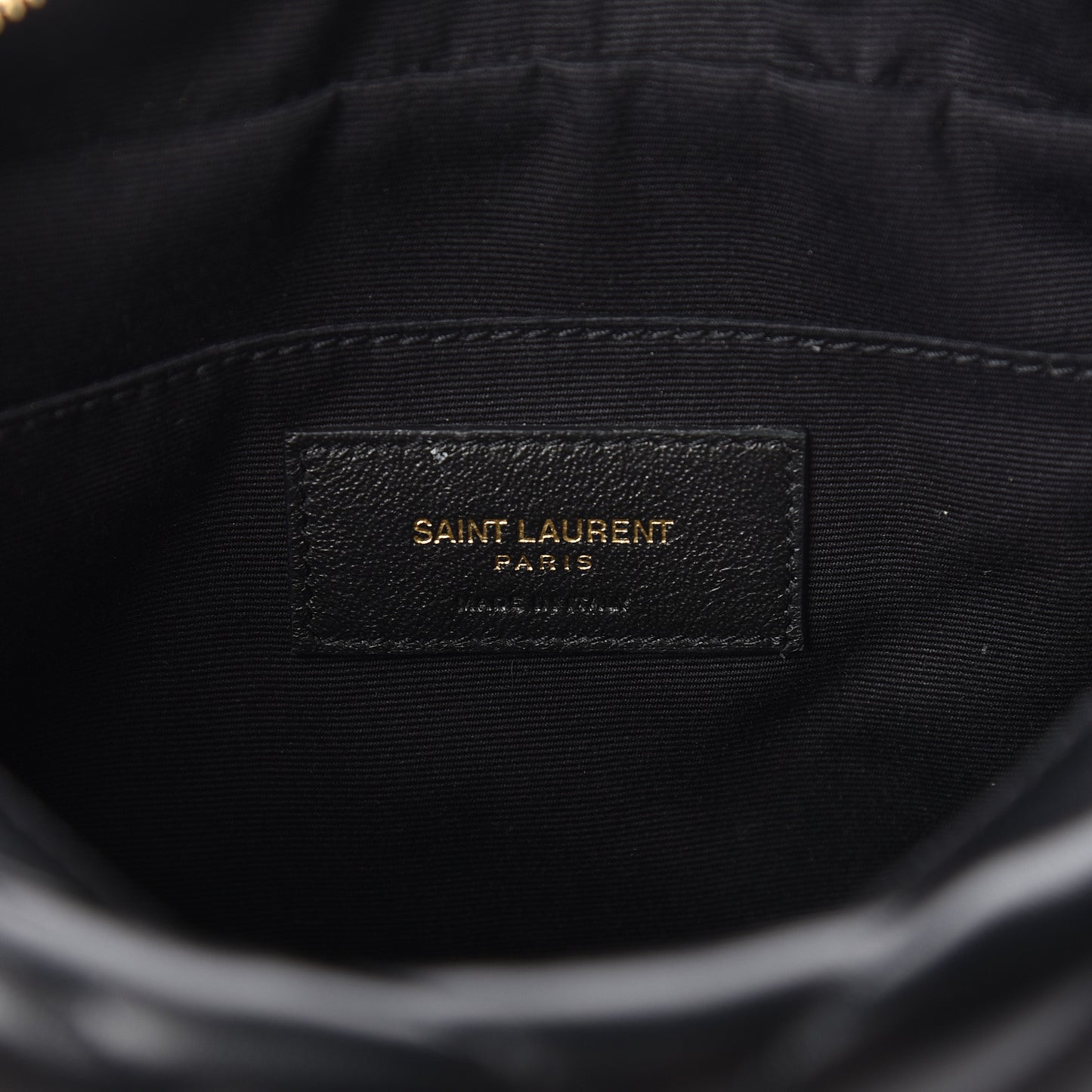 Calfskin Matelasse Monogram Lou Camera Bag Black