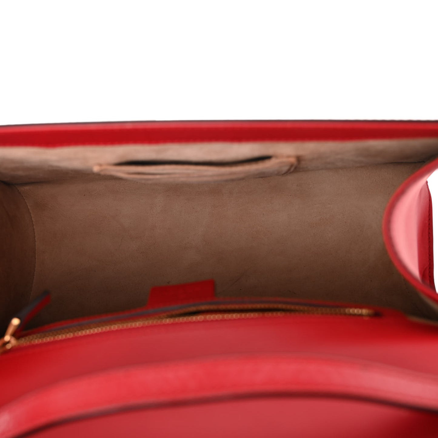 Calfskin Medium Sylvie Top Handle Bag Hibiscus Red