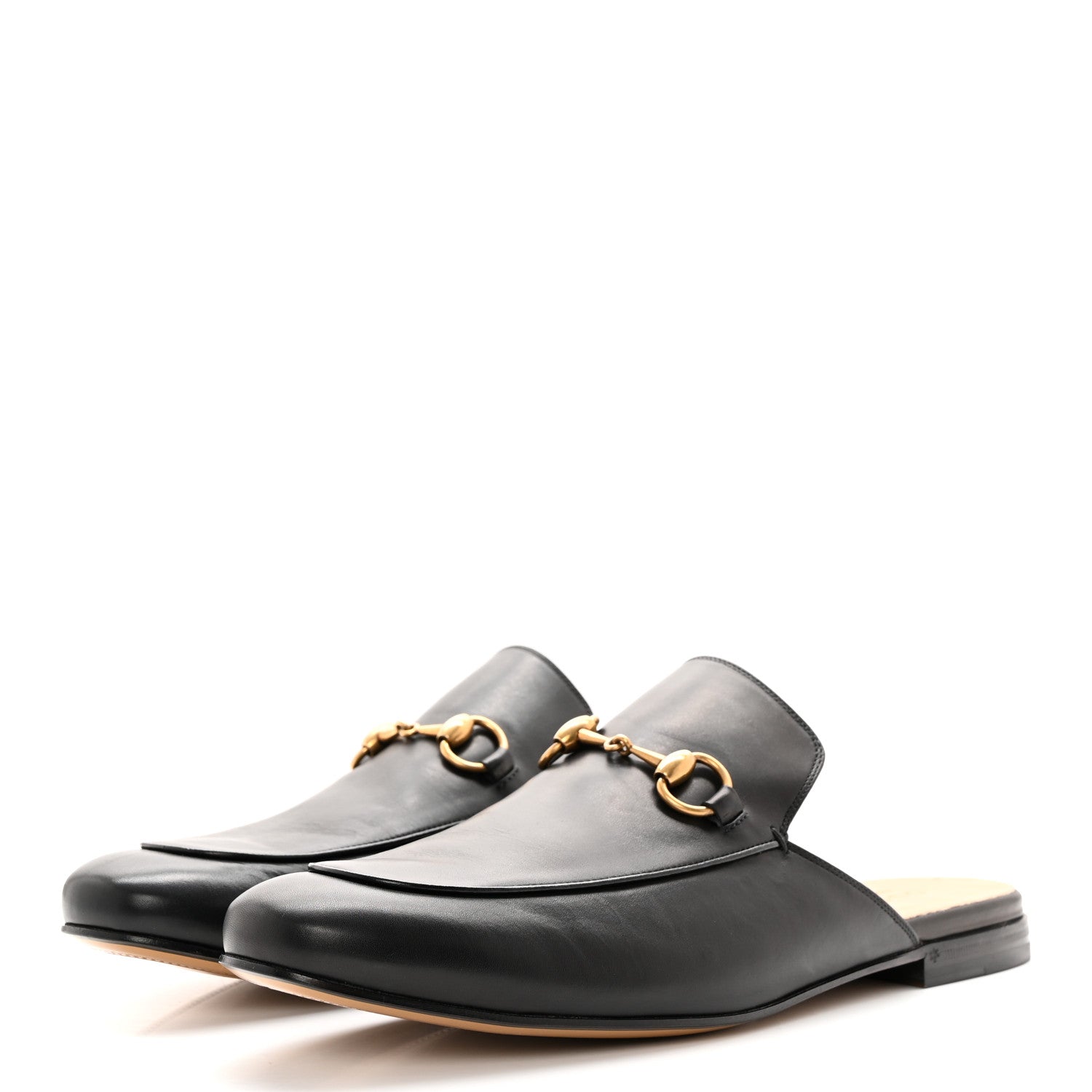 Gucci Calfskin Mens Princetown Slippers 9 Black 3 of 16