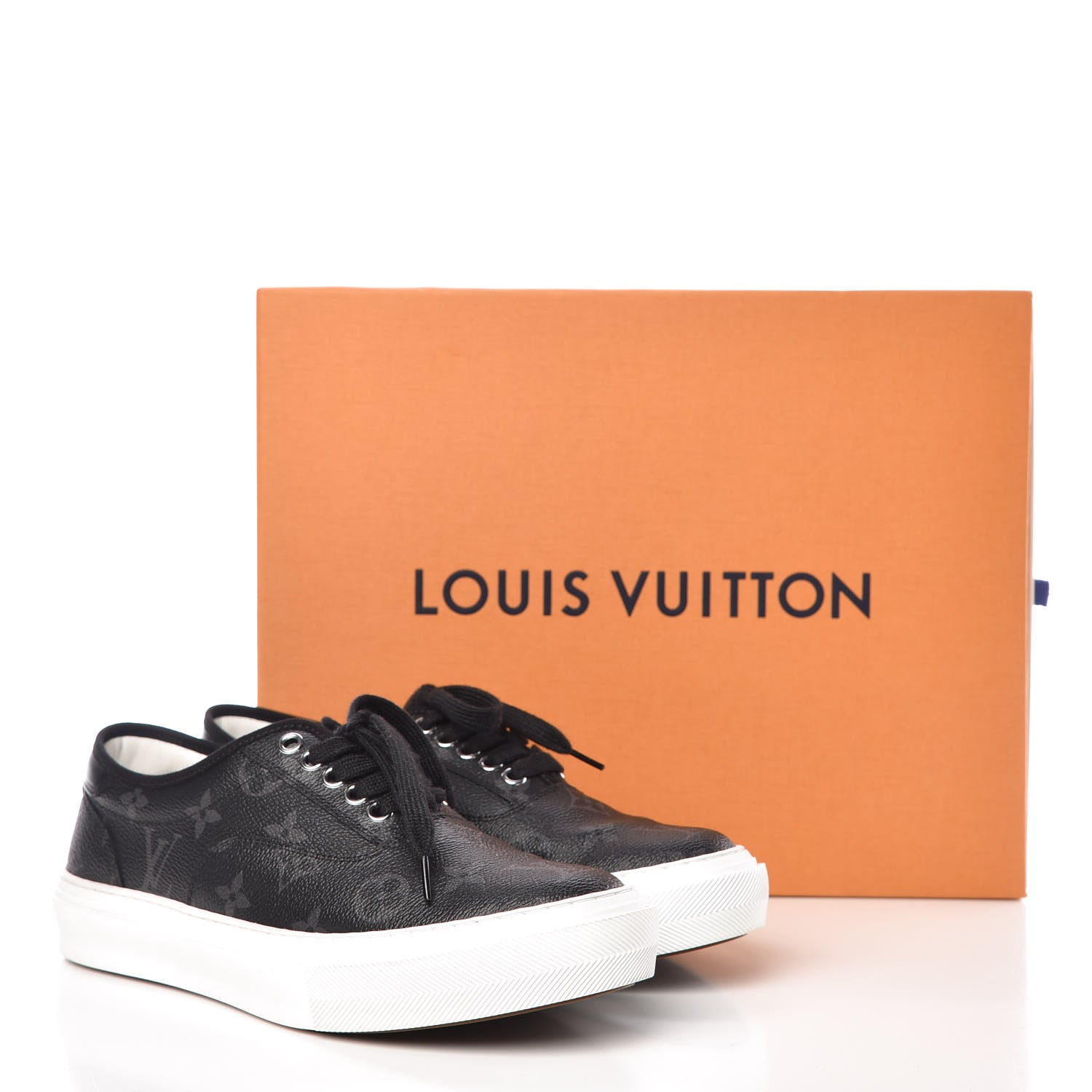 Louis Vuitton Monogram Eclipse Trocadero Sneakers 5 Black 8 of 8
