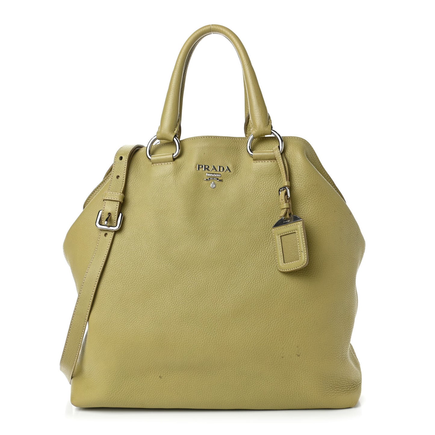 Vitello Daino Shoulder Bag Cedro
