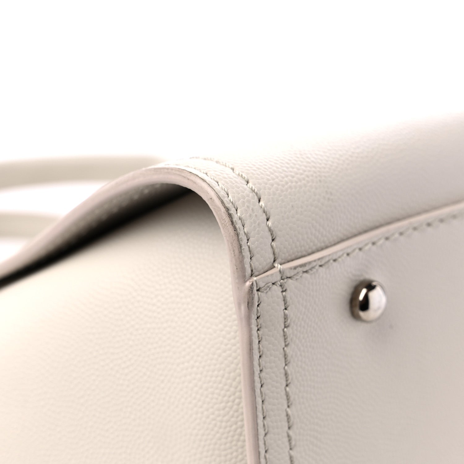 Chanel Caviar Small Studded Deauville Tote Ivory 10 of 16